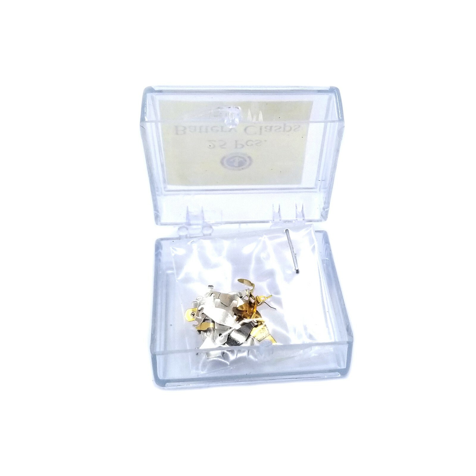 Watchmakers Jewelers 25 PC Watch Battery Clamps Clasps Assortment Repair Kit