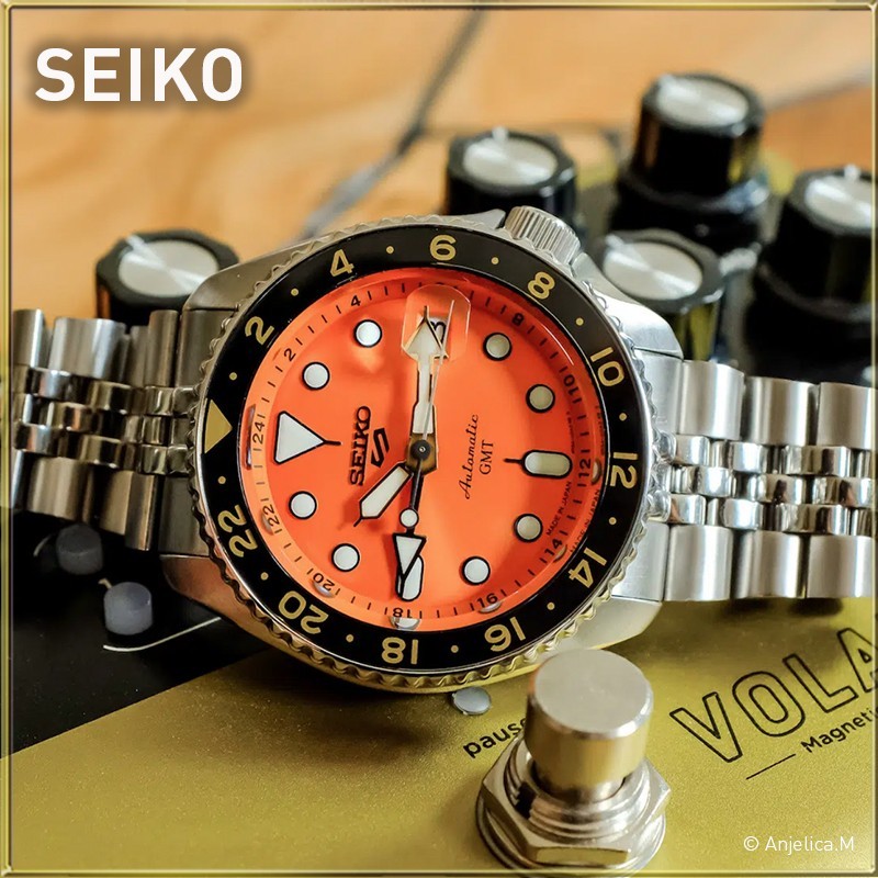 Seiko 5 Sports Orange Men’s Watch – SSK005 US MODEL