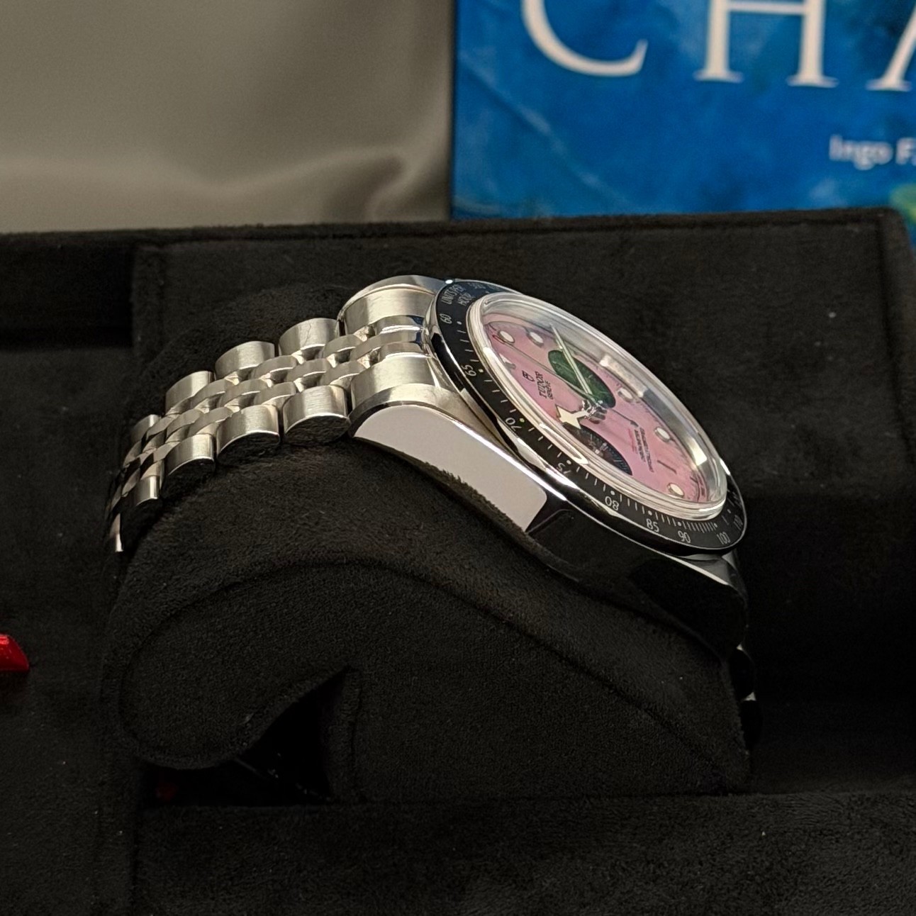 Tudor Black Bay Pink Dial Inter Miami Chrono 2025 Full Set Warranty