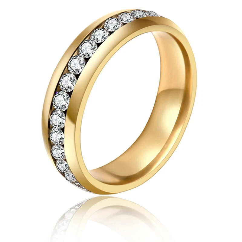2.0 Ctw Diamond Ring Band 14kt White Gold Plated