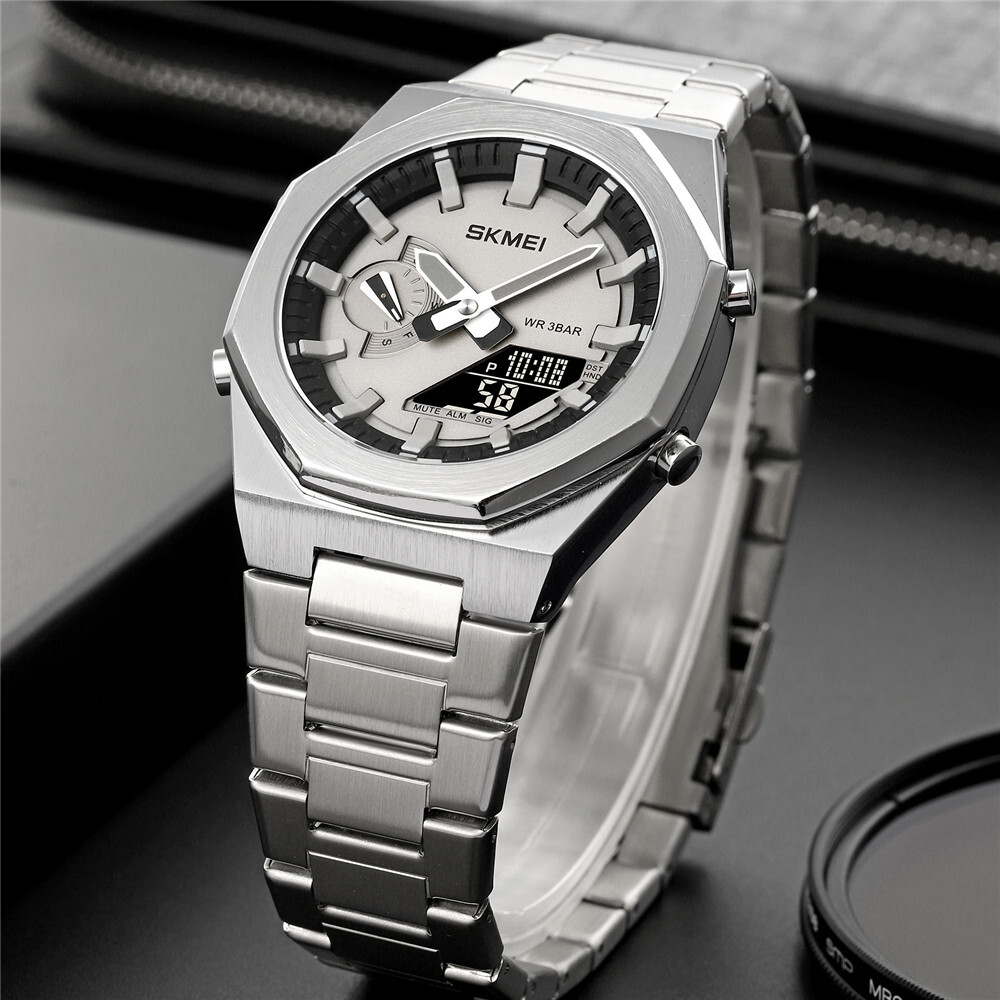 SKMEI Men Watch Luxury Military Wristwatch LED Digital Quartz Sport Watches Male