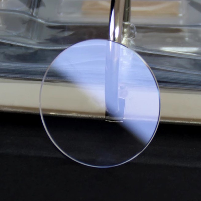 0.8mm 1.0mm 1.2mm 1.5mm Thick Flat Sapphire Round Watch Glass Crystal 15mm-45mm