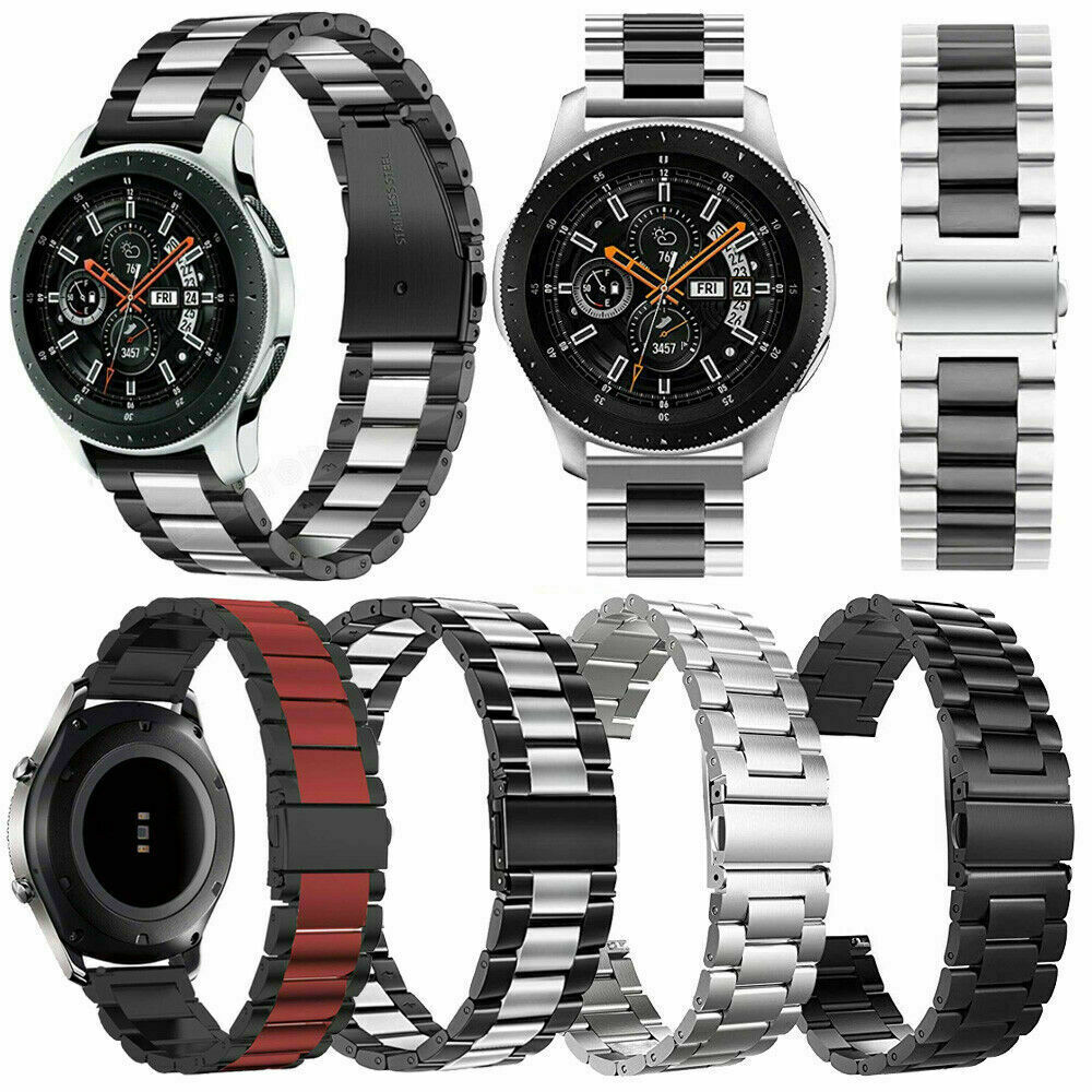 Stainless Steel Watch Band Strap For Samsung Galaxy Watch 3 41mm SM-R850/45mm