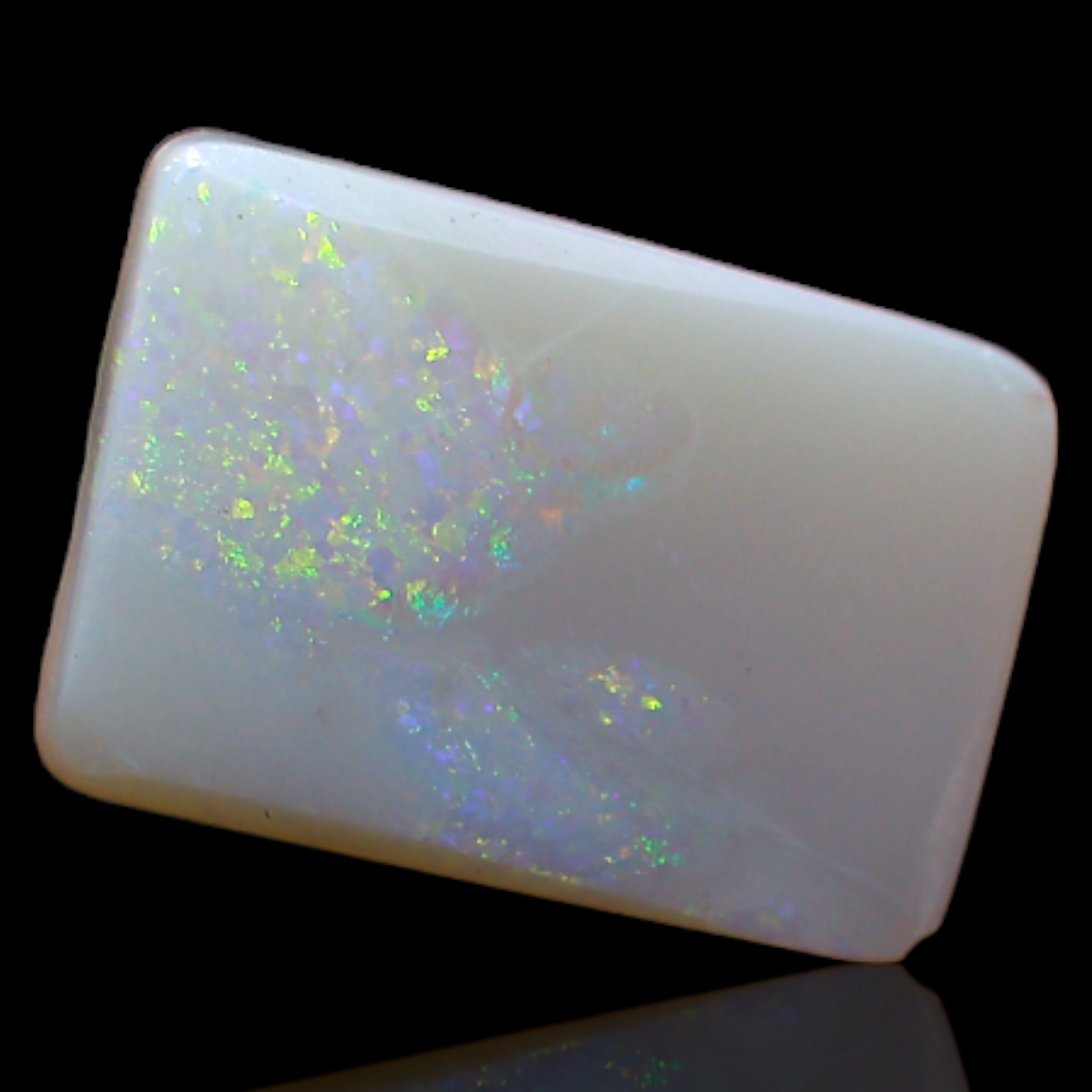 2.85 Cts Natural Square Fire Opal Cabochon Handcrafted Pendant Making 11x7x3 mm