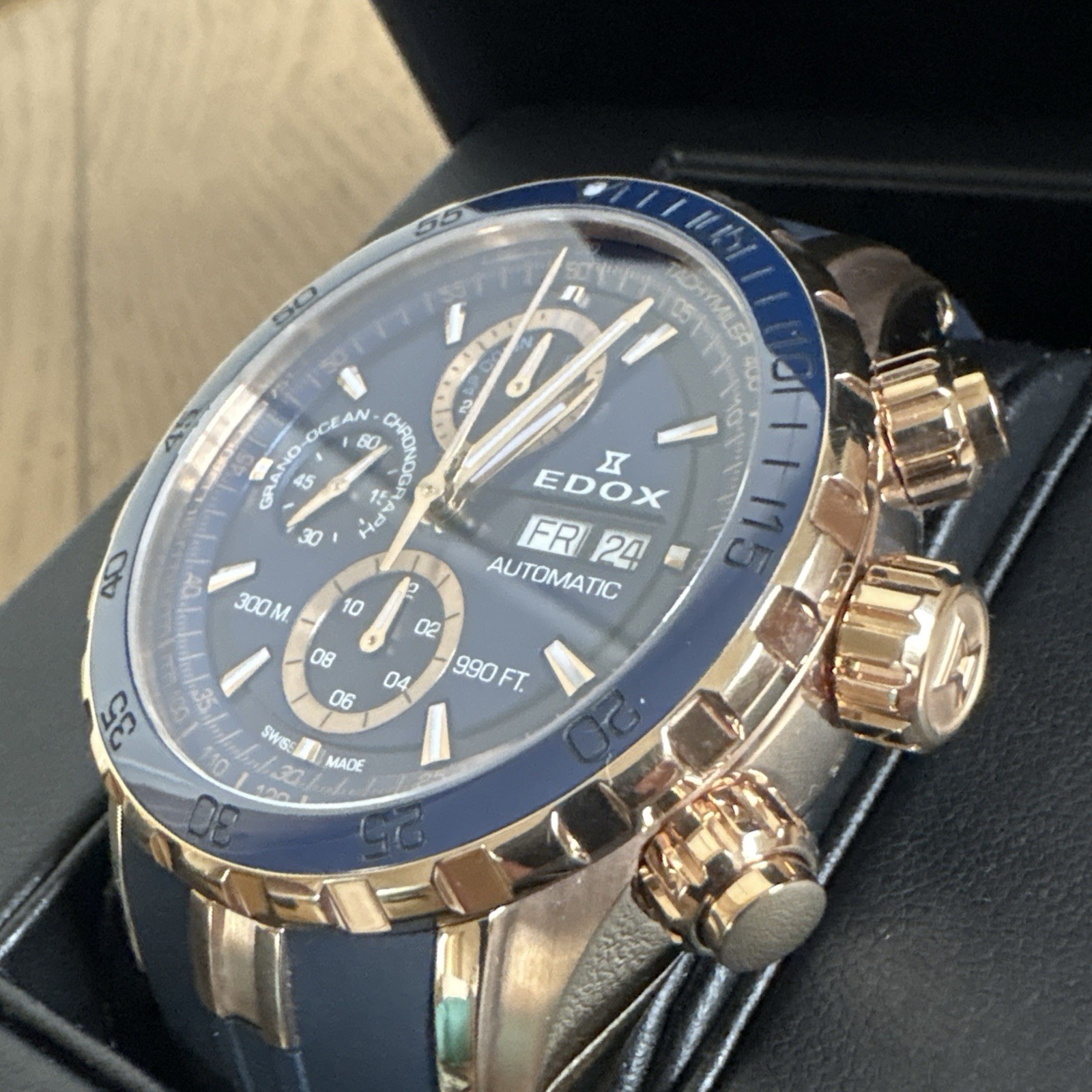 EDOX Grand Ocean 01123-37RBU5-BUIR5, Pre-owned