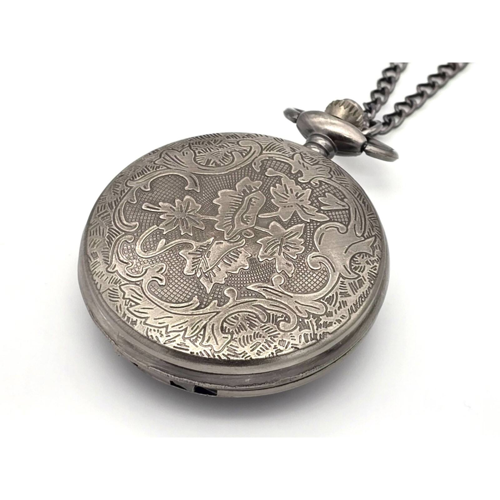 Octopus Pocket Watch – Nautical Charm, Sea Creature Kraken Gift Squid Sailor