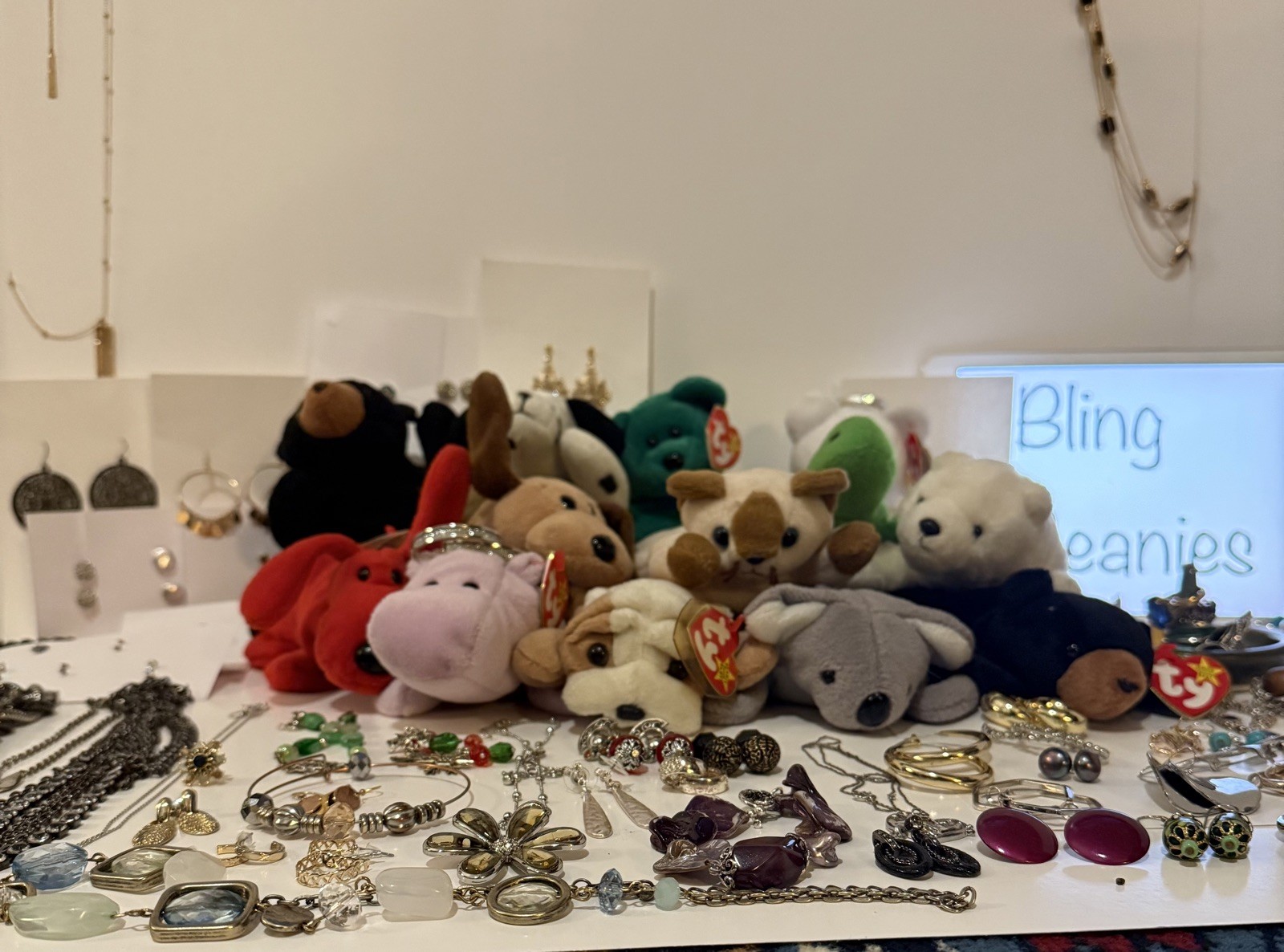 BLING BEANIES (Mystery Jewelry Jar) Free Shipping In US ALL Wearable New & Used