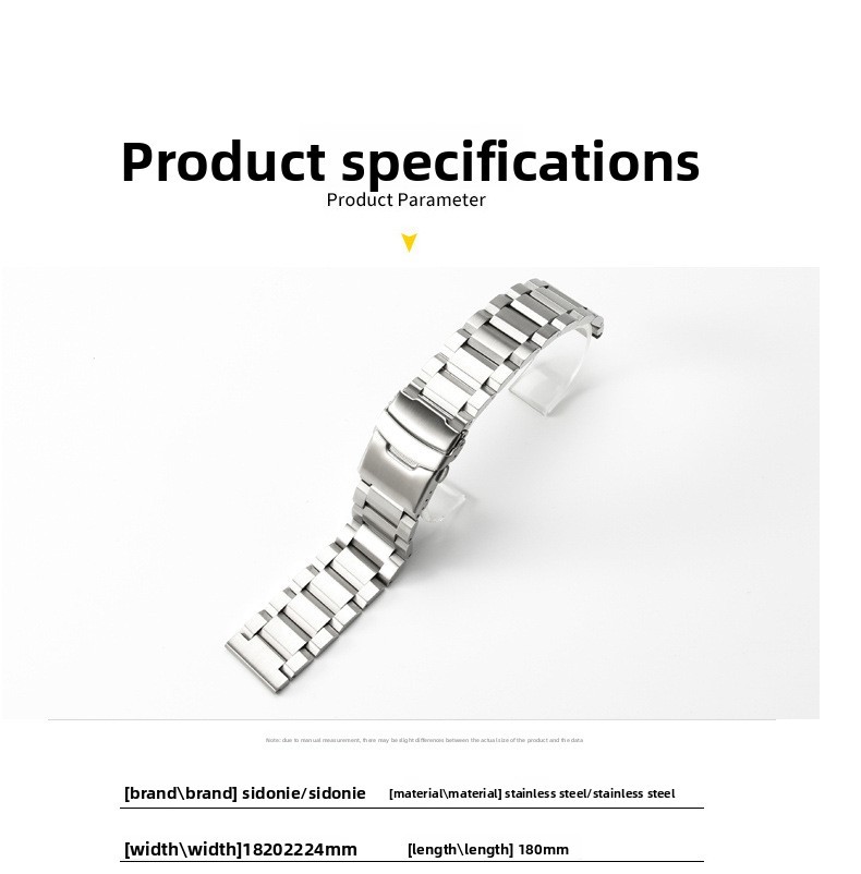Quality Solid Stainless Steel Watch Band Strap Mens Metal Bracelet 18 20 22 24mm