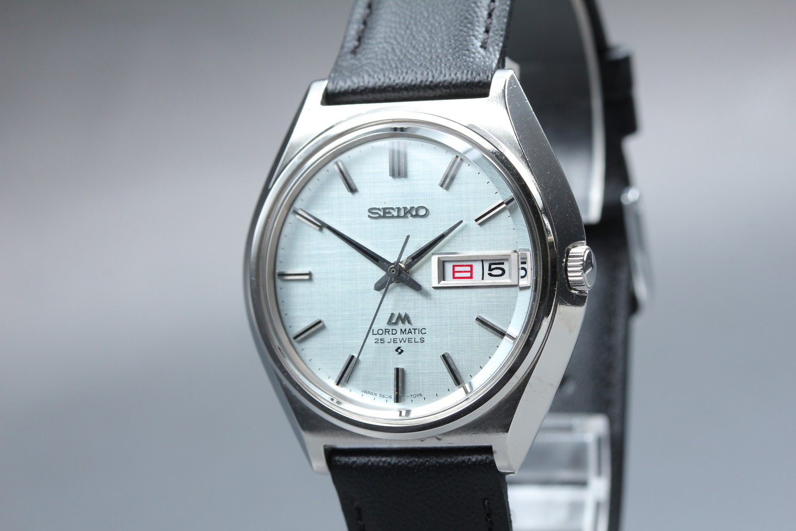 Serviced [Exc+5] Seiko Lord Matic 5606-7010 Kanji Day 37mm Automatic Mens Watch