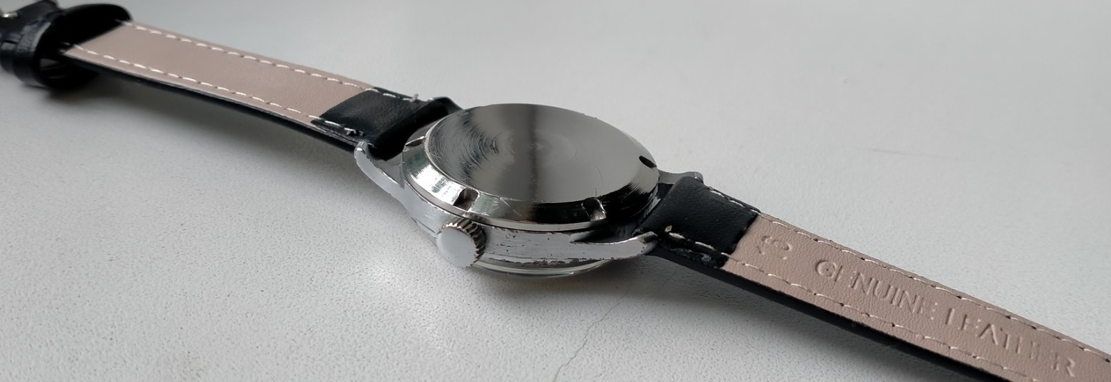 Pobeda 2602 Screw-Down Caseback Vintage Original Soviet Watch 1MChZ 1952