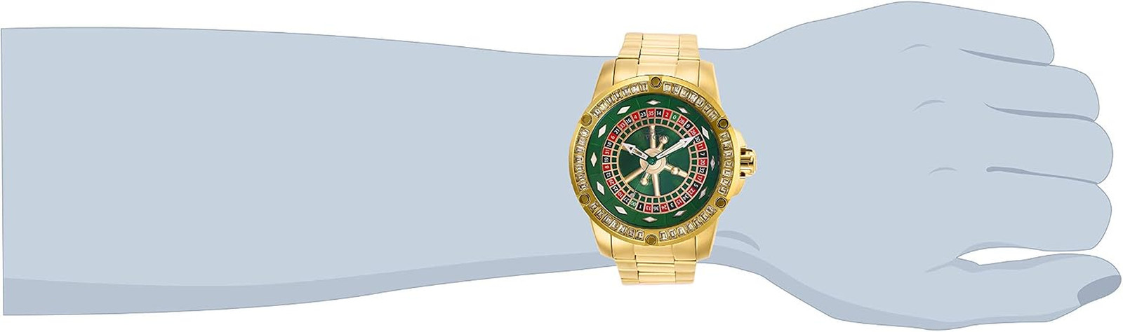 Gold Automatic Watch Model 28713 – Timeless Elegance for Every Occasion