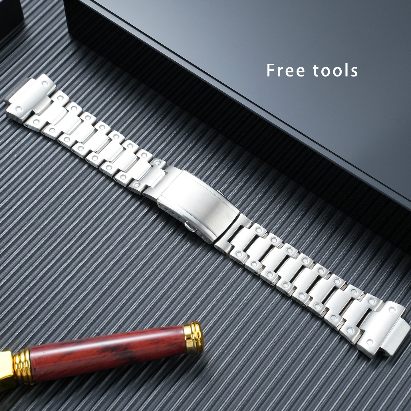 For Casio GA-2100 GA-2110 Mod Kit CasiOak GA-B2100 GA2100 Steel Watch Band Case