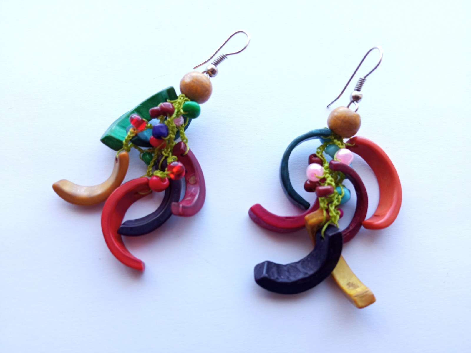 ✨Wholesale 20 Pairs Peruvian Jewelry Amazon Seed Earrings Handmade Boho Style✨