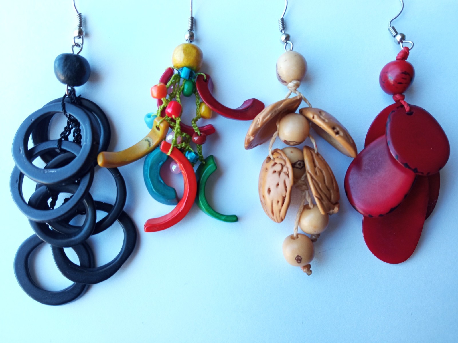 ✨Wholesale 20 Pairs Peruvian Jewelry Amazon Seed Earrings Handmade Boho Style✨