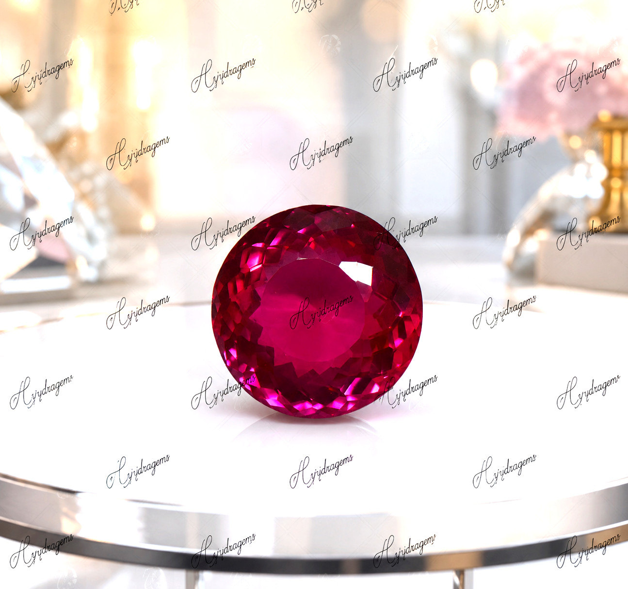 Genuine 22.65Ct Apx. Pink Spinel Round Cut Premium Rare for Custom Ring Gemstone