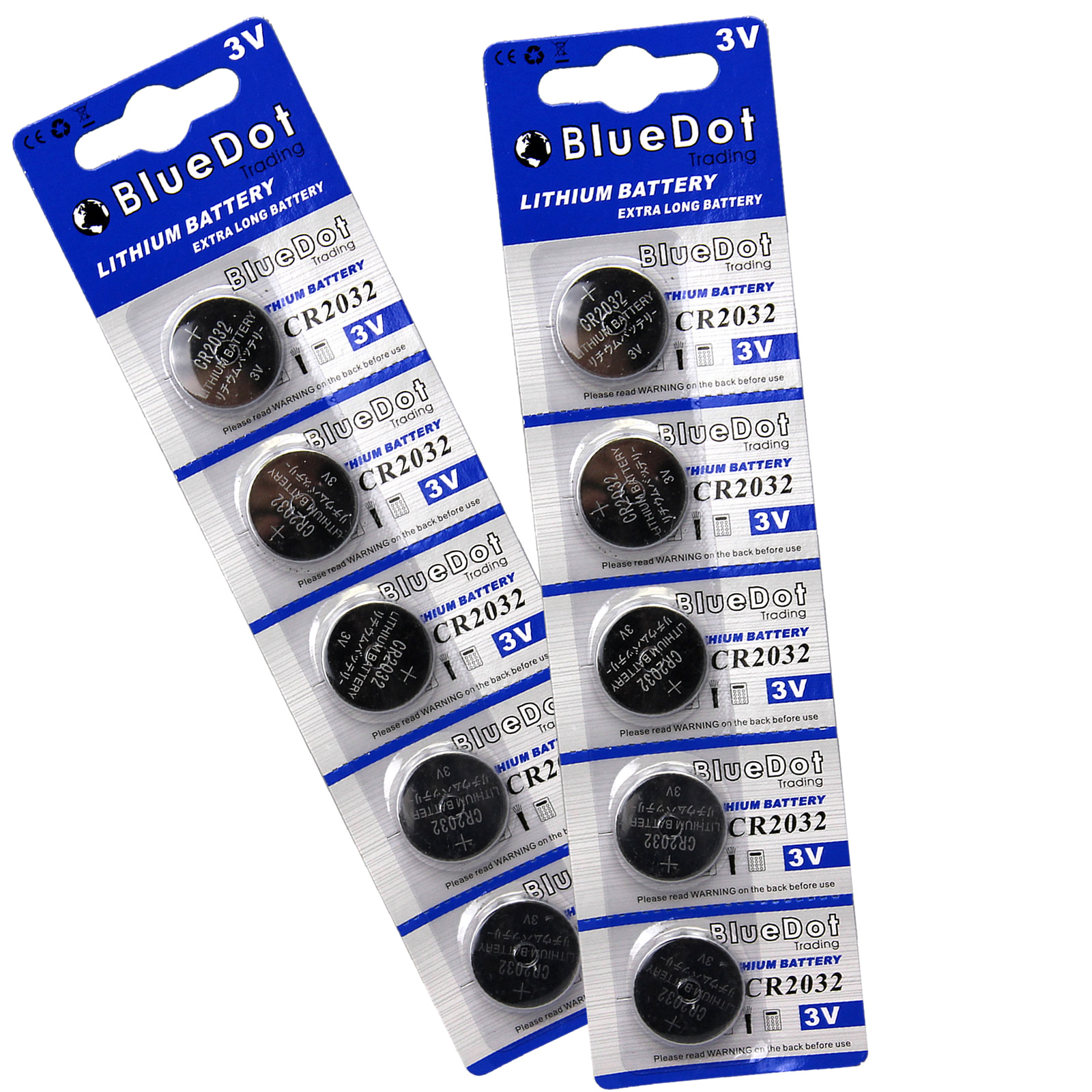 NEW & US Shipper ~ 10 pcs 5004LC CR2032 BR2032 L14 ECR2032 Lithium battery 3V