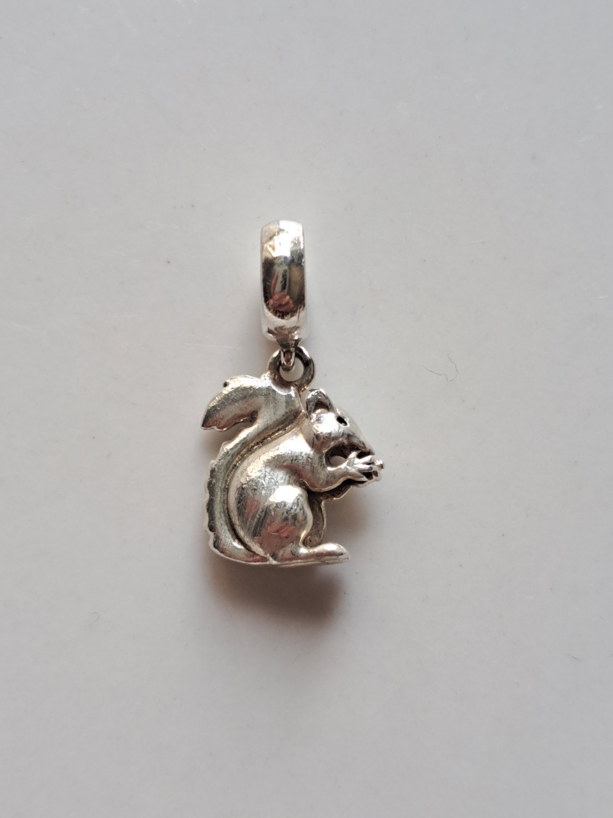 Chamilia sterling Silver 925 Squirrel And Nut Autumn bracelet charm