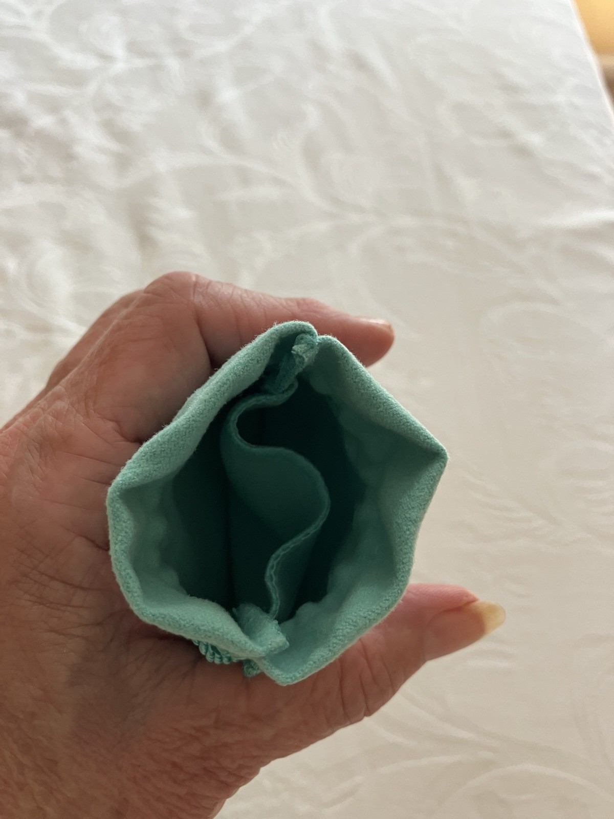 Tiffany & Co. Empty Blue Gift Box Pouch 2pc Set Free Shipping