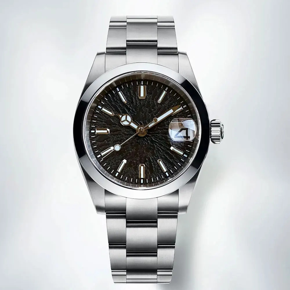 Tandorio 36mm/39mm Japan NH35 Automatic Mechanical Diver Date Men Watch 20ATM