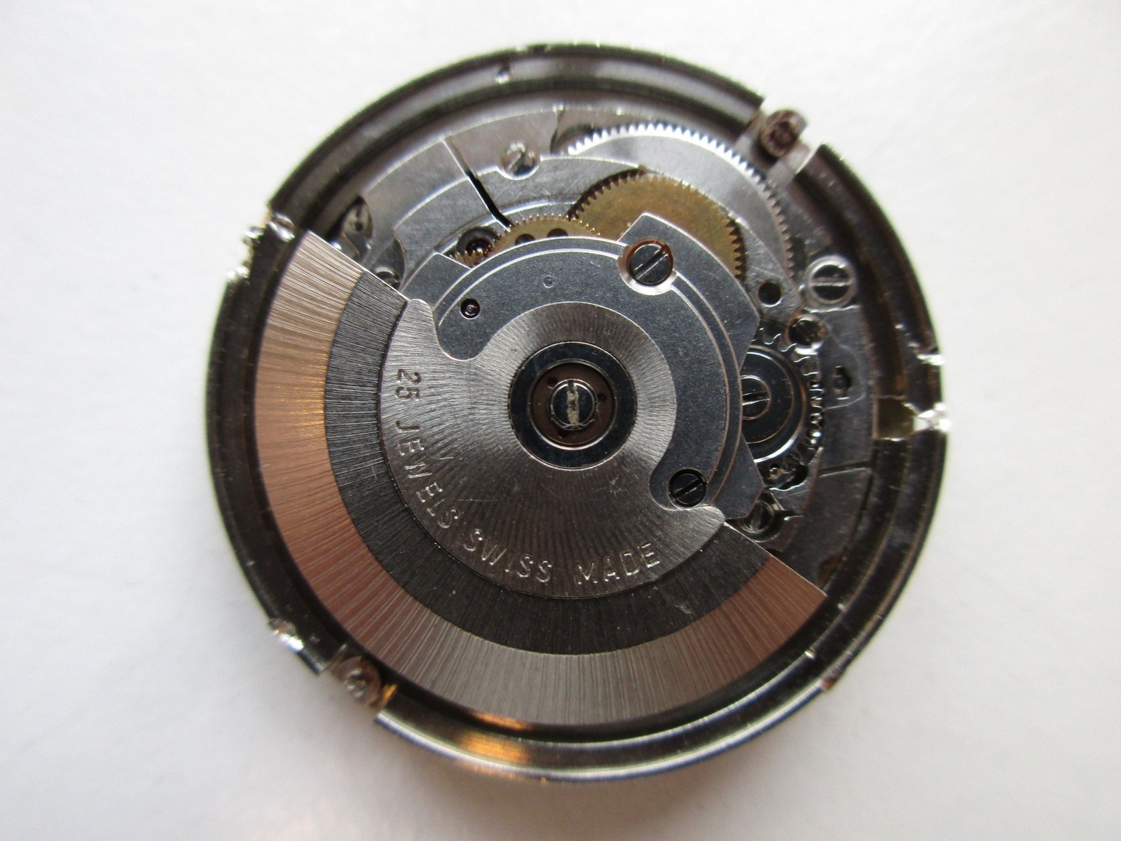 ETA cal. 2783 Swiss automatic watch movement & dial – white date at 3 – running