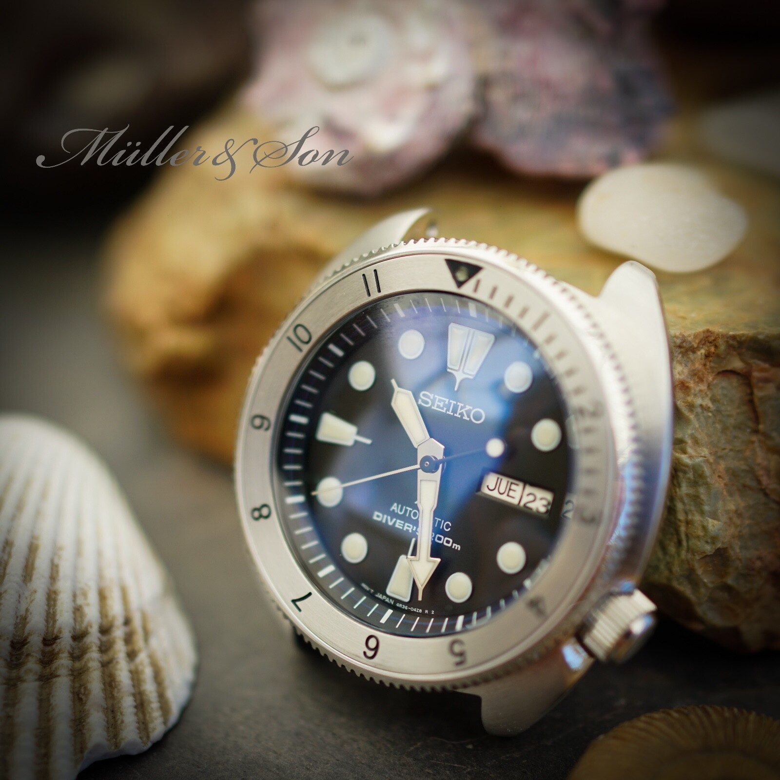 Coin Edge Bezel for Seiko SRP Turtle 120 Click Unidirectional ~ US Seller