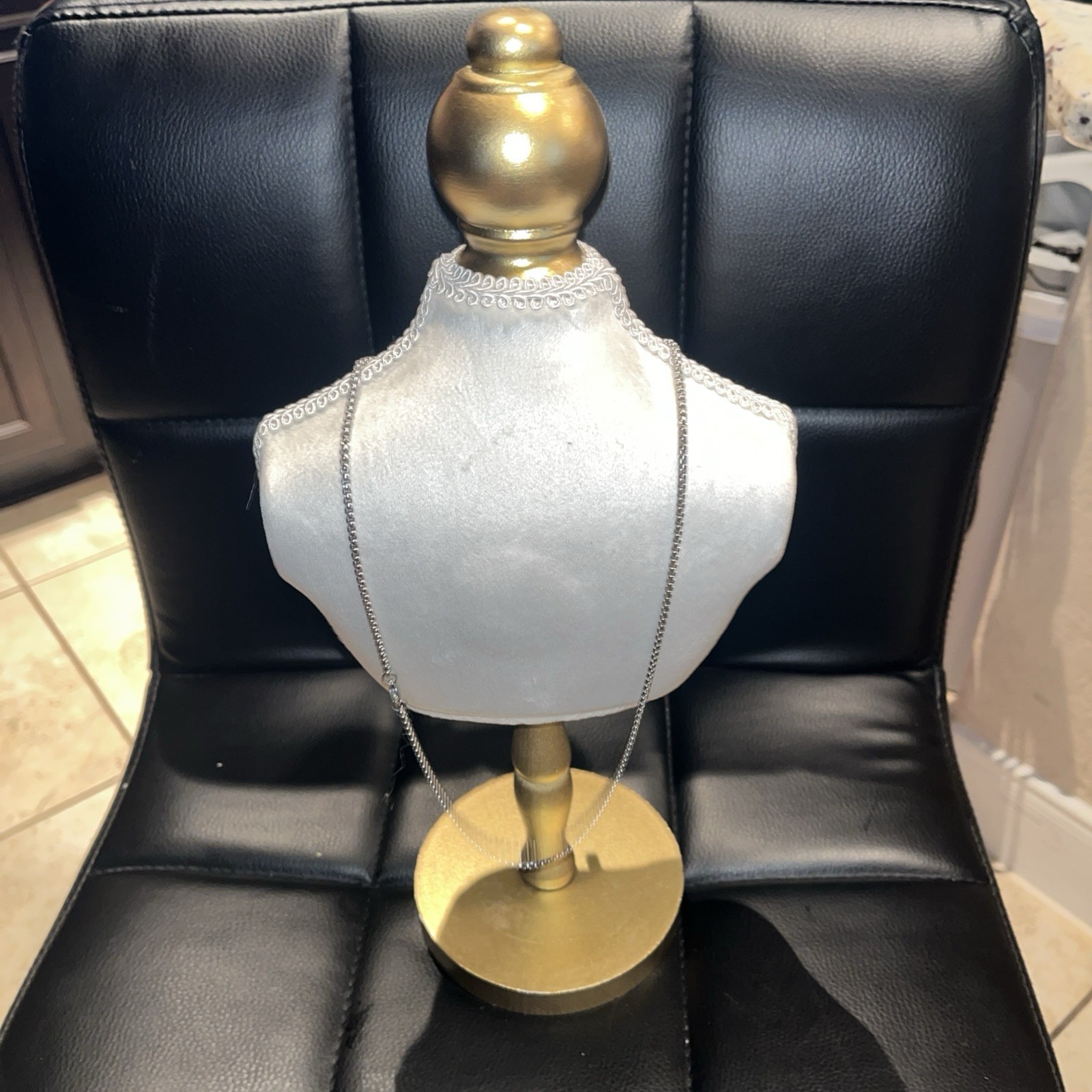 AceOrbit Jewelry Display Stand Mannequin Female Dress 12”