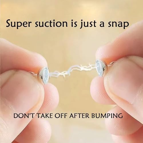 925 Sterling Silver Magnetic Necklace Clasp, Double Lobster Design, Jewelry Maki