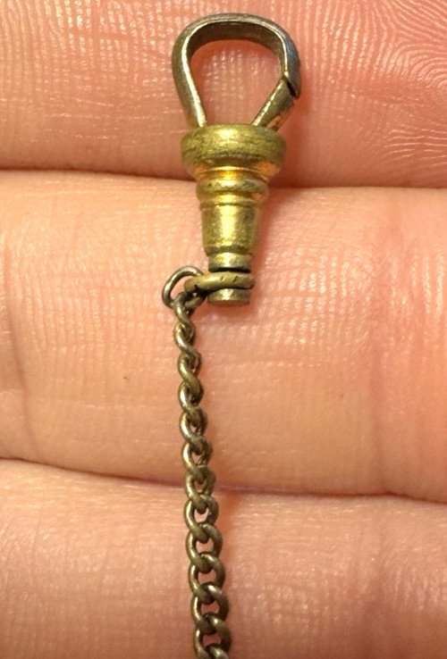 Vintage Marked 10 Years Watch Fob Swivel Chain Gold Filled Victorian Pocket 15