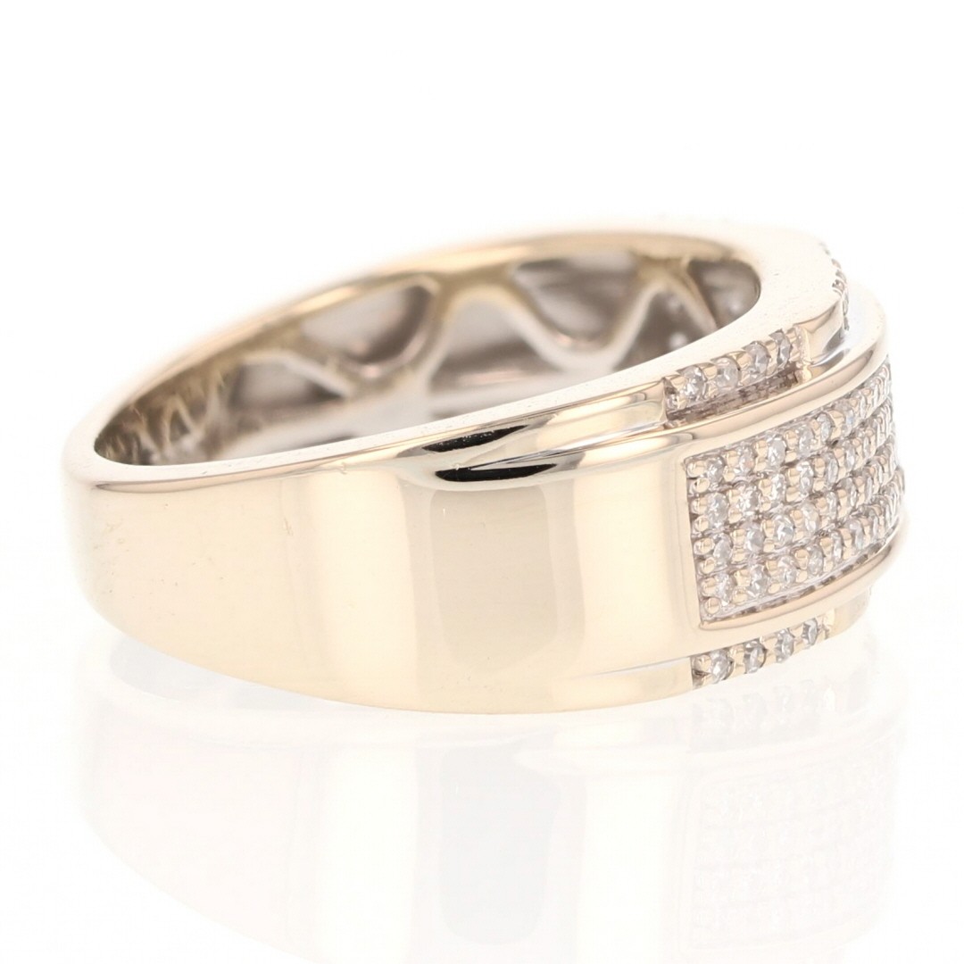.31ctw Diamond Micro Pavé Set Cluster Wedding Band Ring 10k White Gold Size 7.75