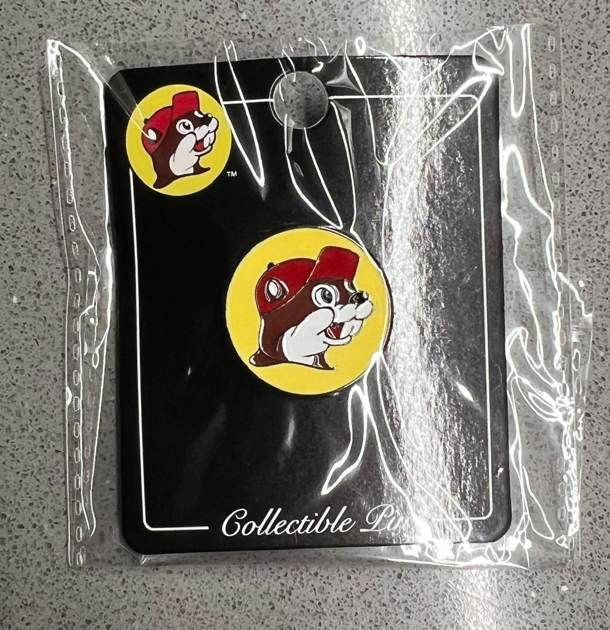 NEW on card – BUC-EE’S collectible PIN! as pictured!