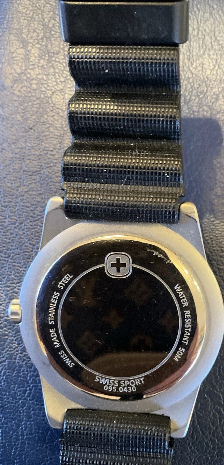 Vintage Swiss Sports Military Field Watch 095.0430 Luminous Dial, Diver Bezel