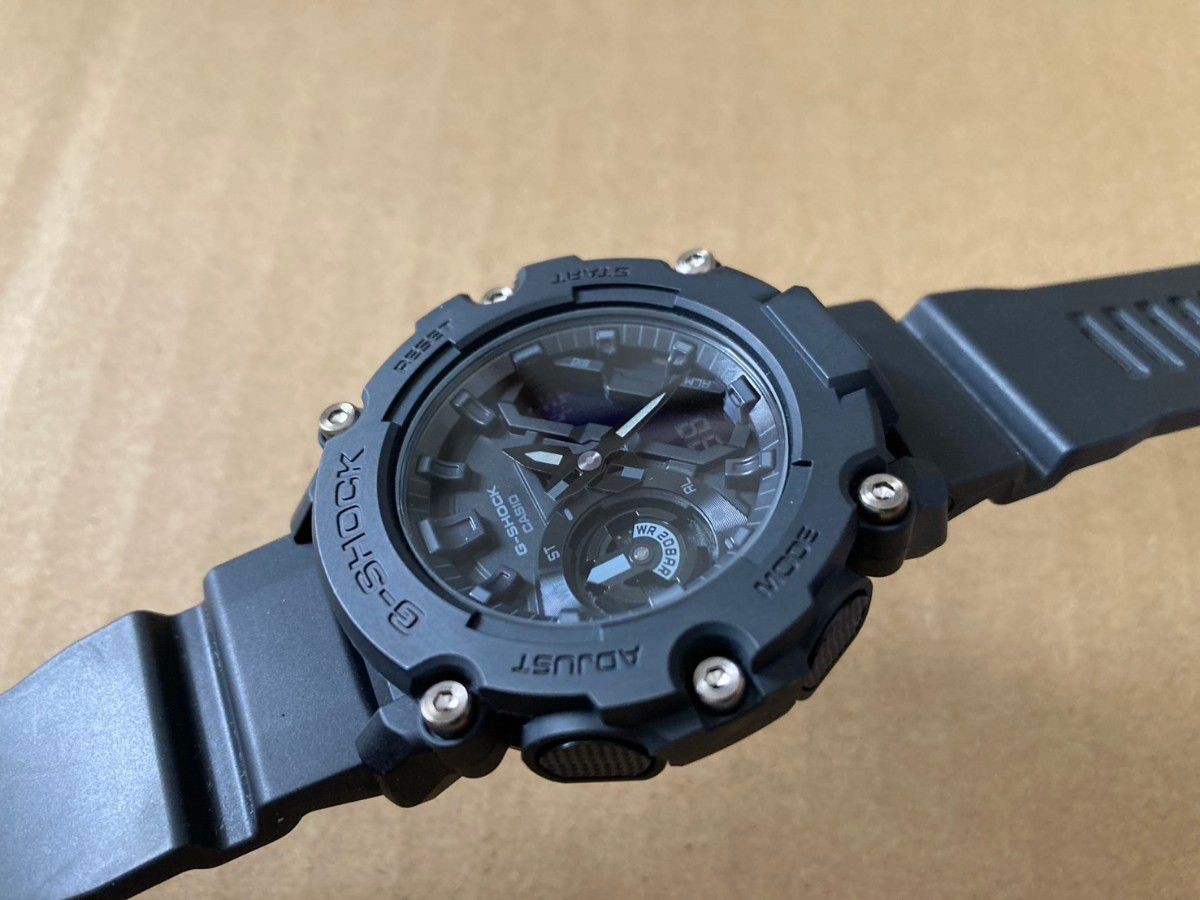 Excellent condition CASIO G SHOCK GA 2200BB 1AJF CARBON CORE GUARD Casio G Shock