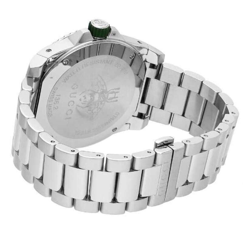 Gucci Dive YA136222 Green Dial Quartz Men’s Watch New + Box & Paper’s