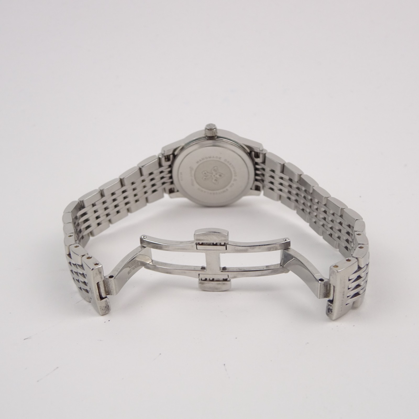 Dreyfuss & Co 1946 Watch Stainless Steel Silver Dial Classic Women’s