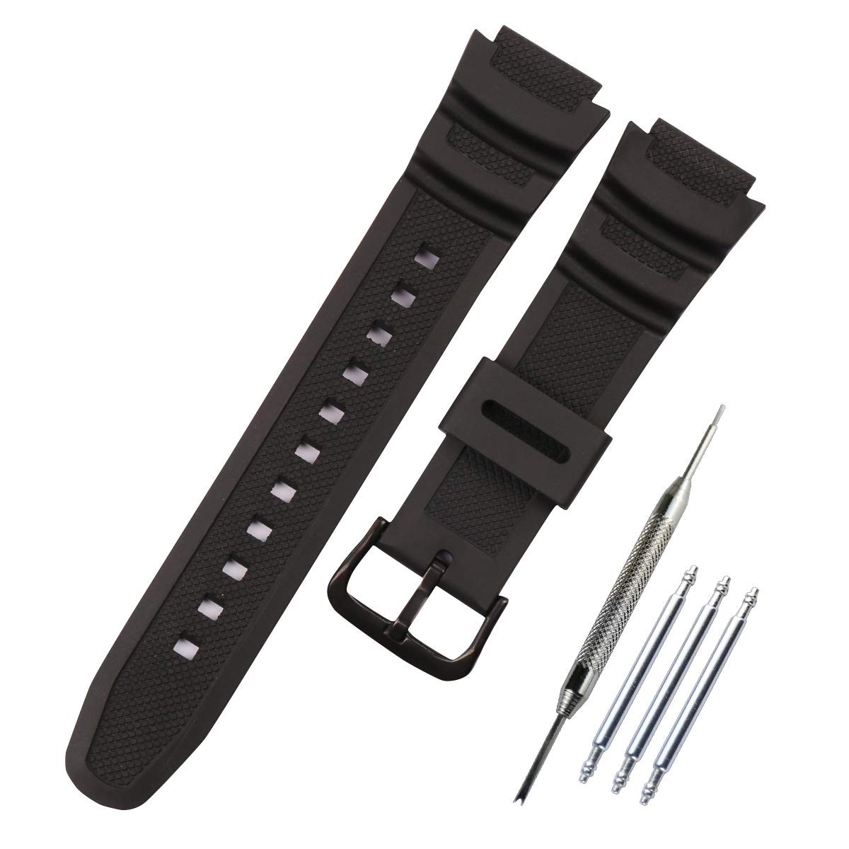 Natural Resin Watch Band Replacement for Casio AE-1200 MRW-200H W-800H W-735H…