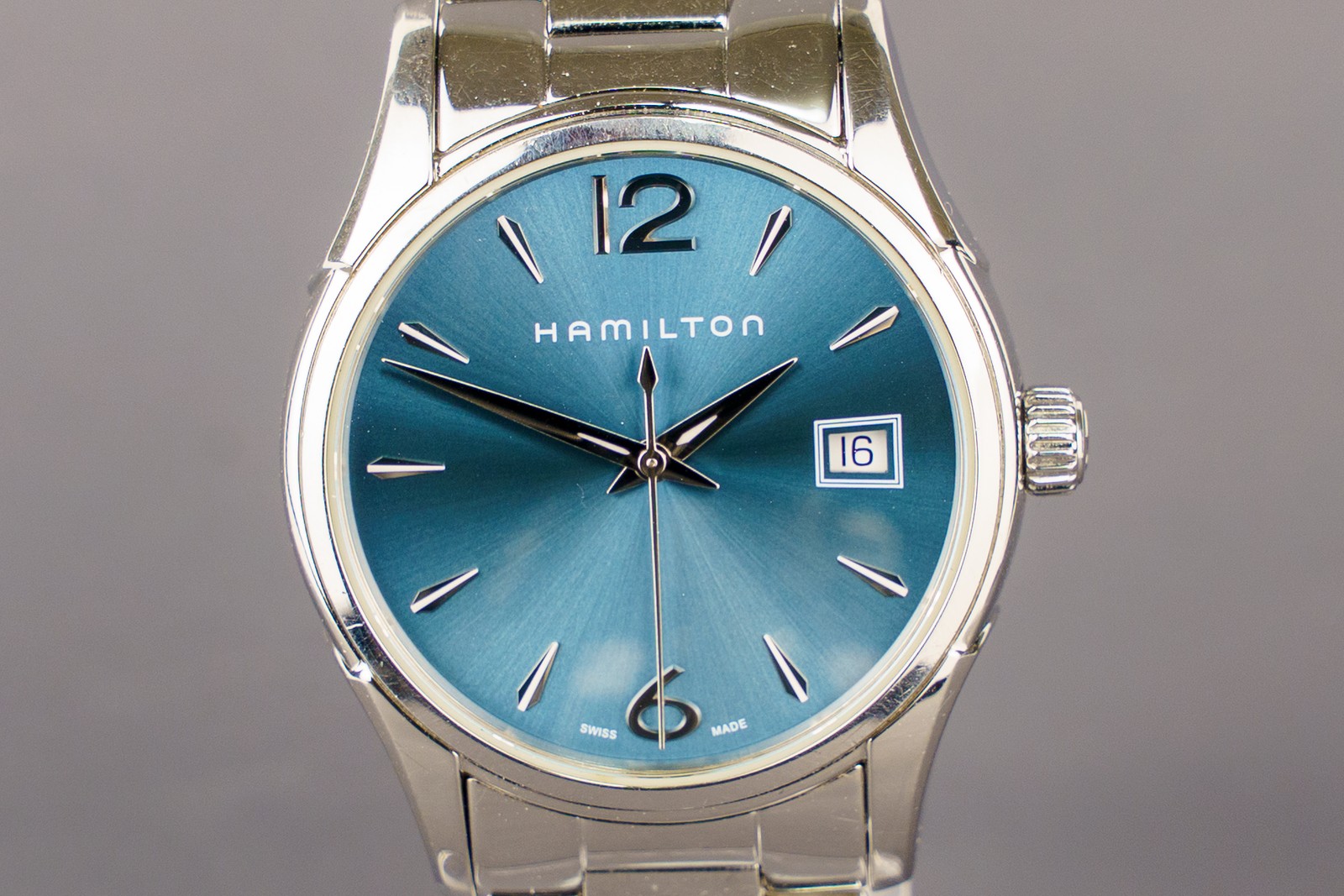 [Near Mint] Hamilton Jazzmaster Date H323512 Women’s Quartz Watch 34mm #2661
