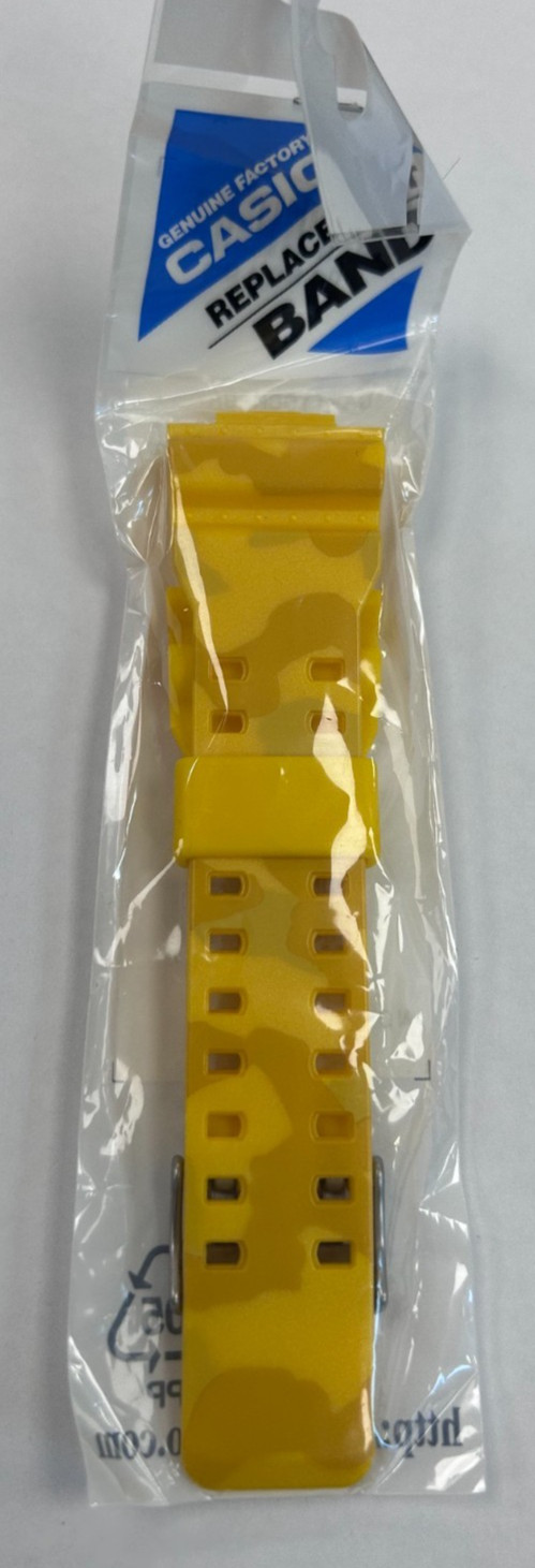 Casio G-SHOCK BAND GA-110CM-9A Rubber YELLOW STRAP AND BEZEL GA-110 GA-100