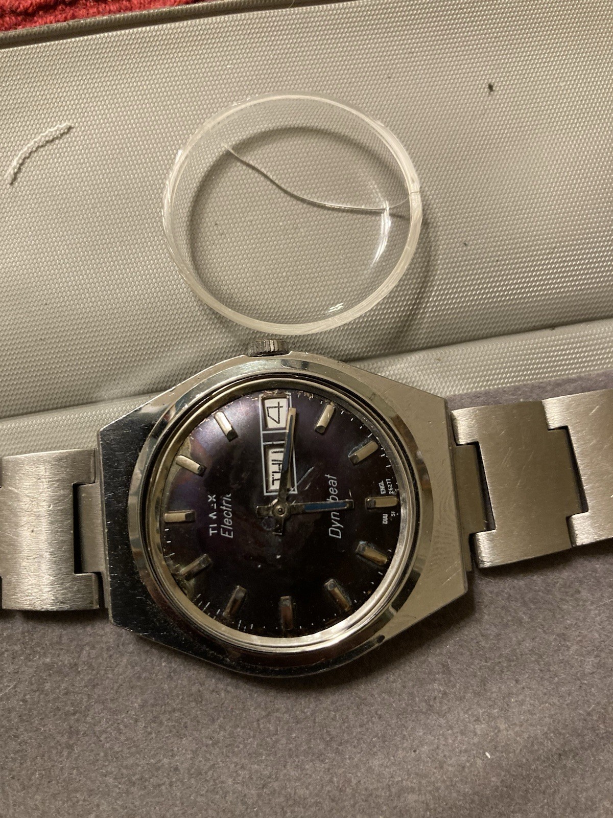Vintage Timex Electrik Dynabeat 1970s For Parts or Repair