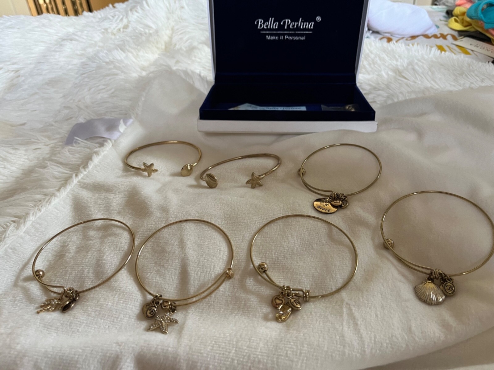 Set of 8 Bella Perlina Bracelets with Sealife