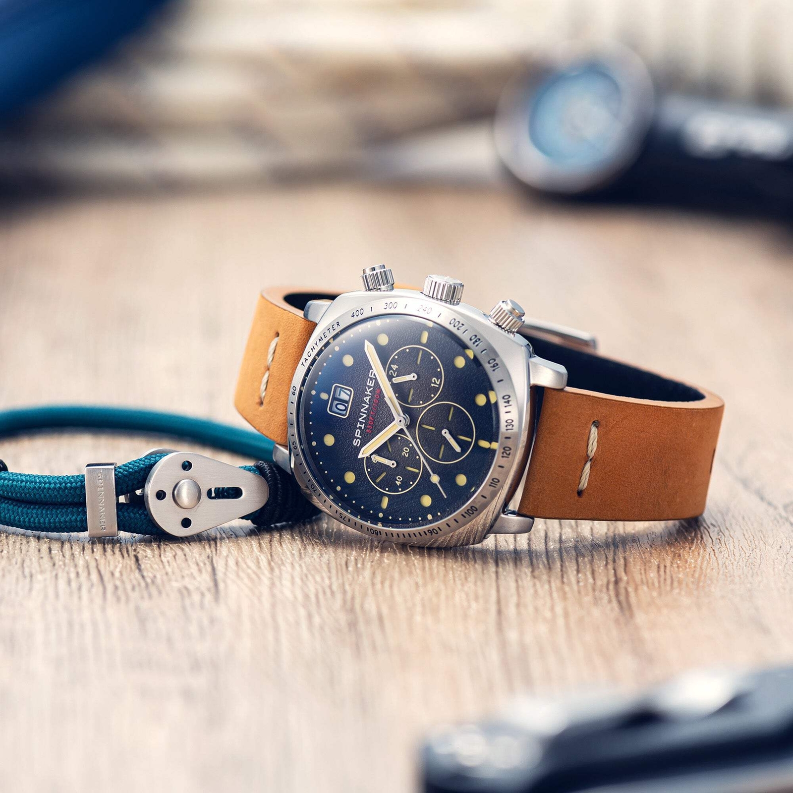 Spinnaker Hull Stainless Steel 42mm Japanese Quartz Wristwatch