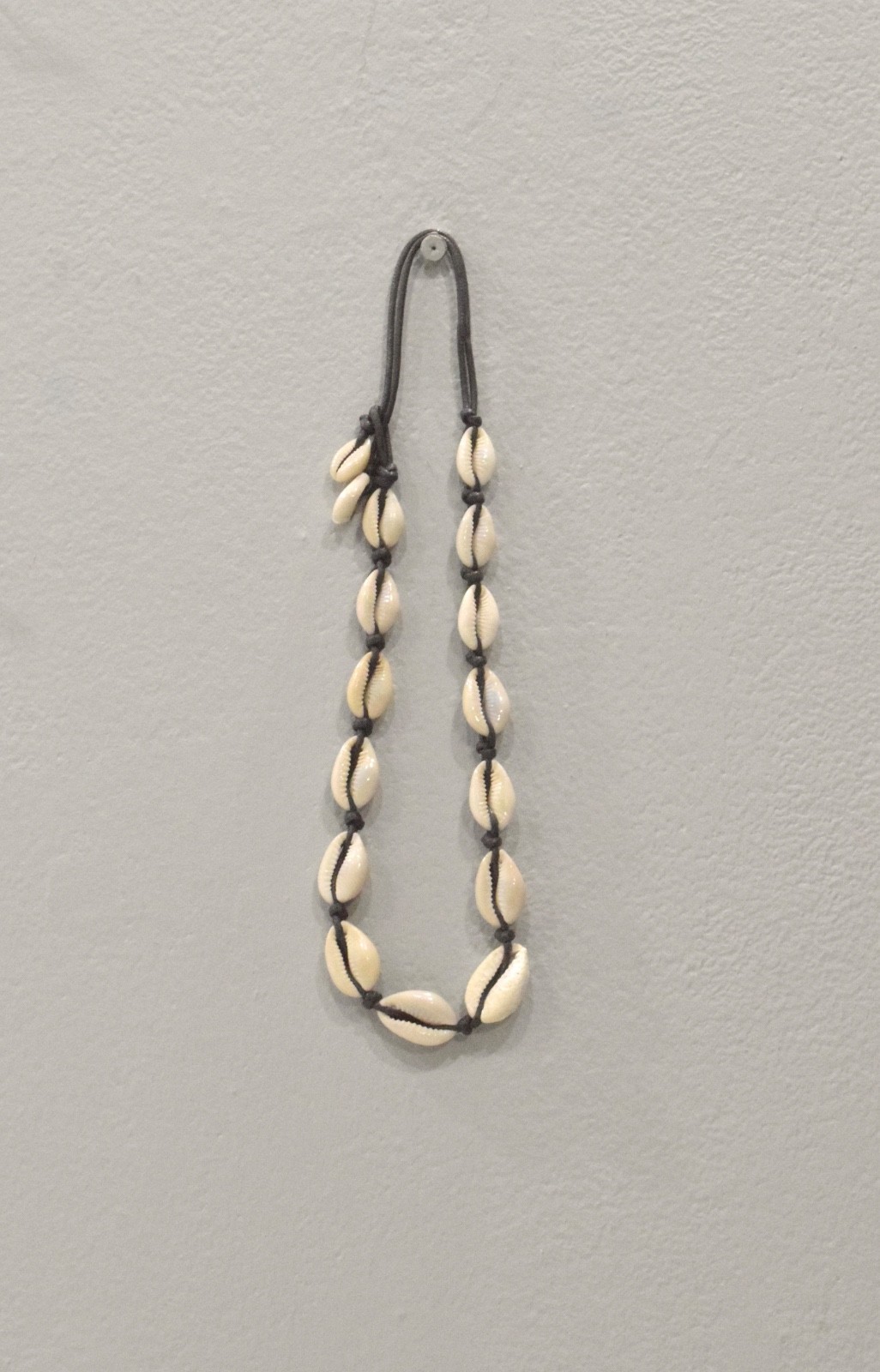 African Cowrie Shell Choker Necklace 18″