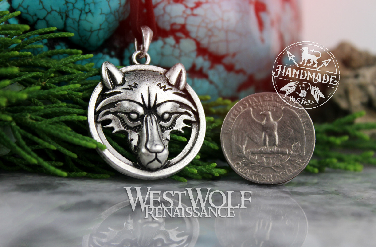 Wolf Head Pendant — Norse/Fenrir/Wolves/Warg/Werewolf/Medieval/Jewelry
