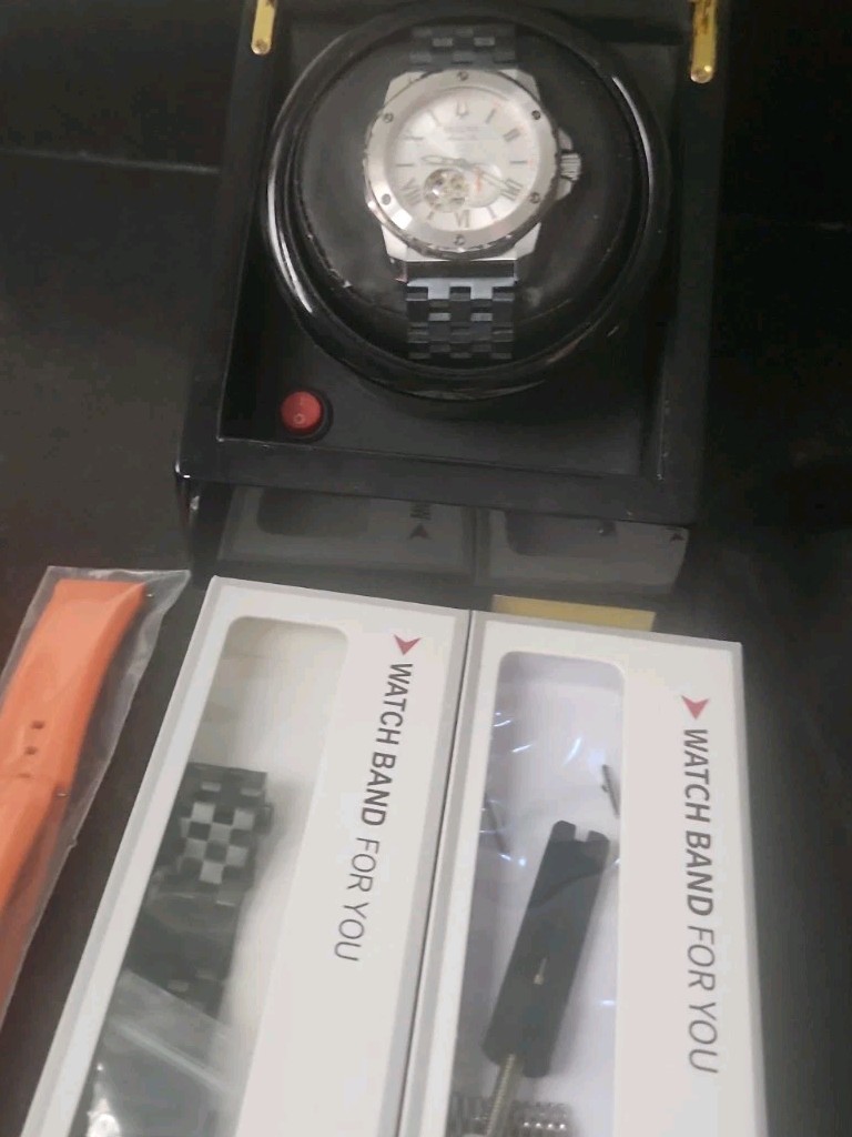 Bulova 98A226 Marine Star Automatic Watch 44 BUNDLE $600 Value