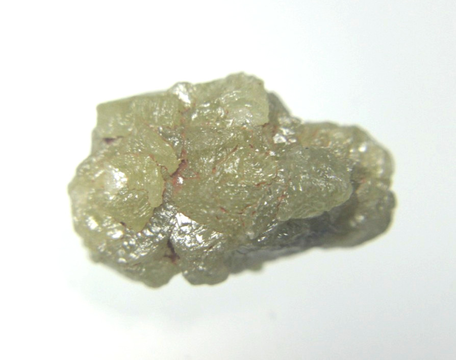 5.08 CTS RAW UNCUT NATURAL GREY COLOR ROUGH DIAMOND PIECE 12.60×7.83×6.99 MM