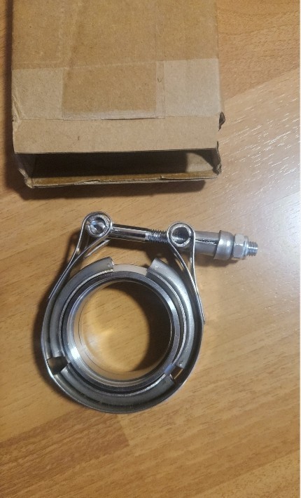 2 inch V Band Clamp with Male ＆ Female Flange, 304 Stainless Steel 2″ V 2 INCH