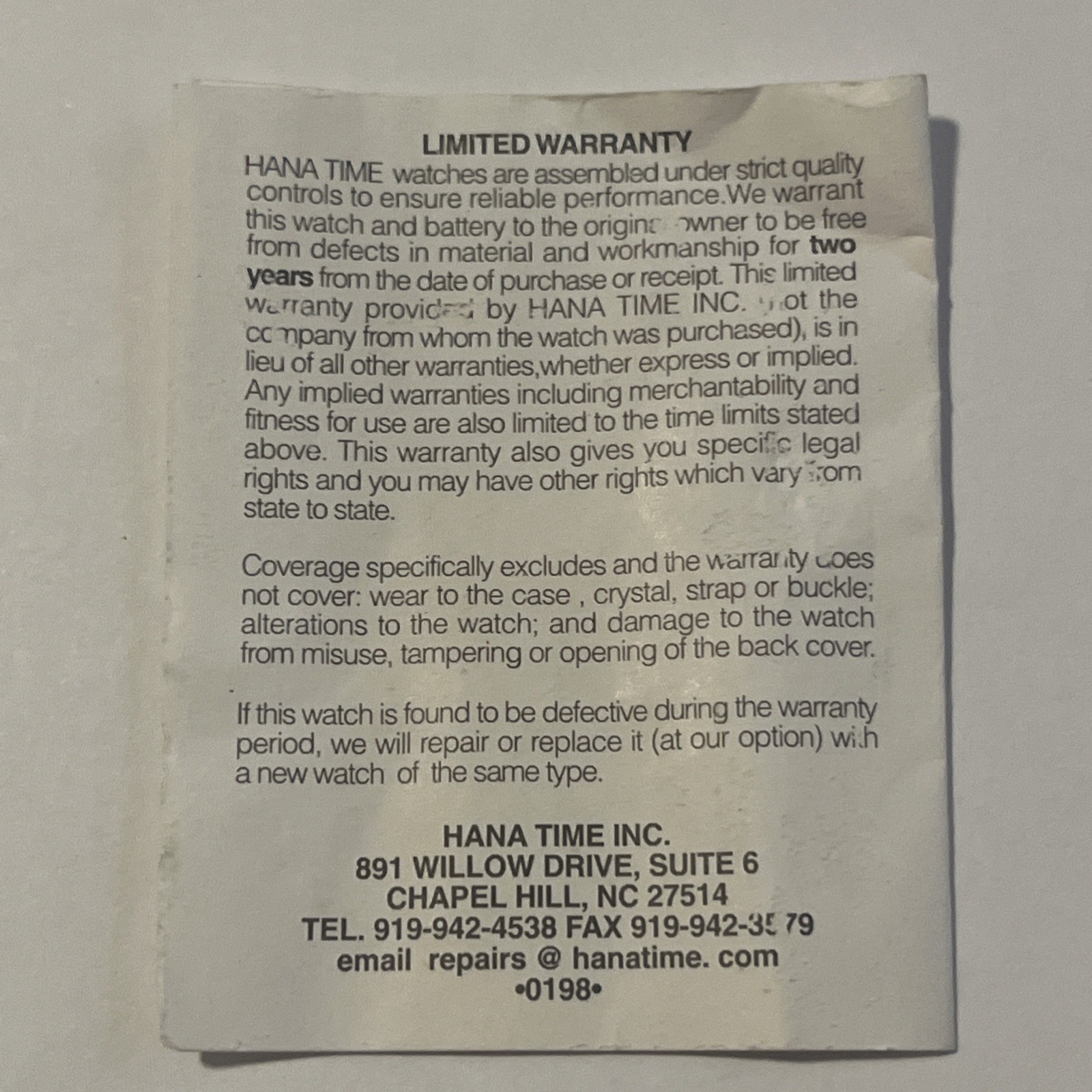 M&M’s Official Candy of The New Millenium Watch Limited 1998 still plastic bag