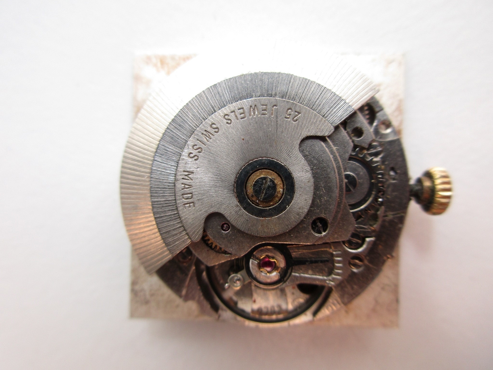 ETA cal. 2782 Swiss automatic watch movement & dial – white date at 3 – running