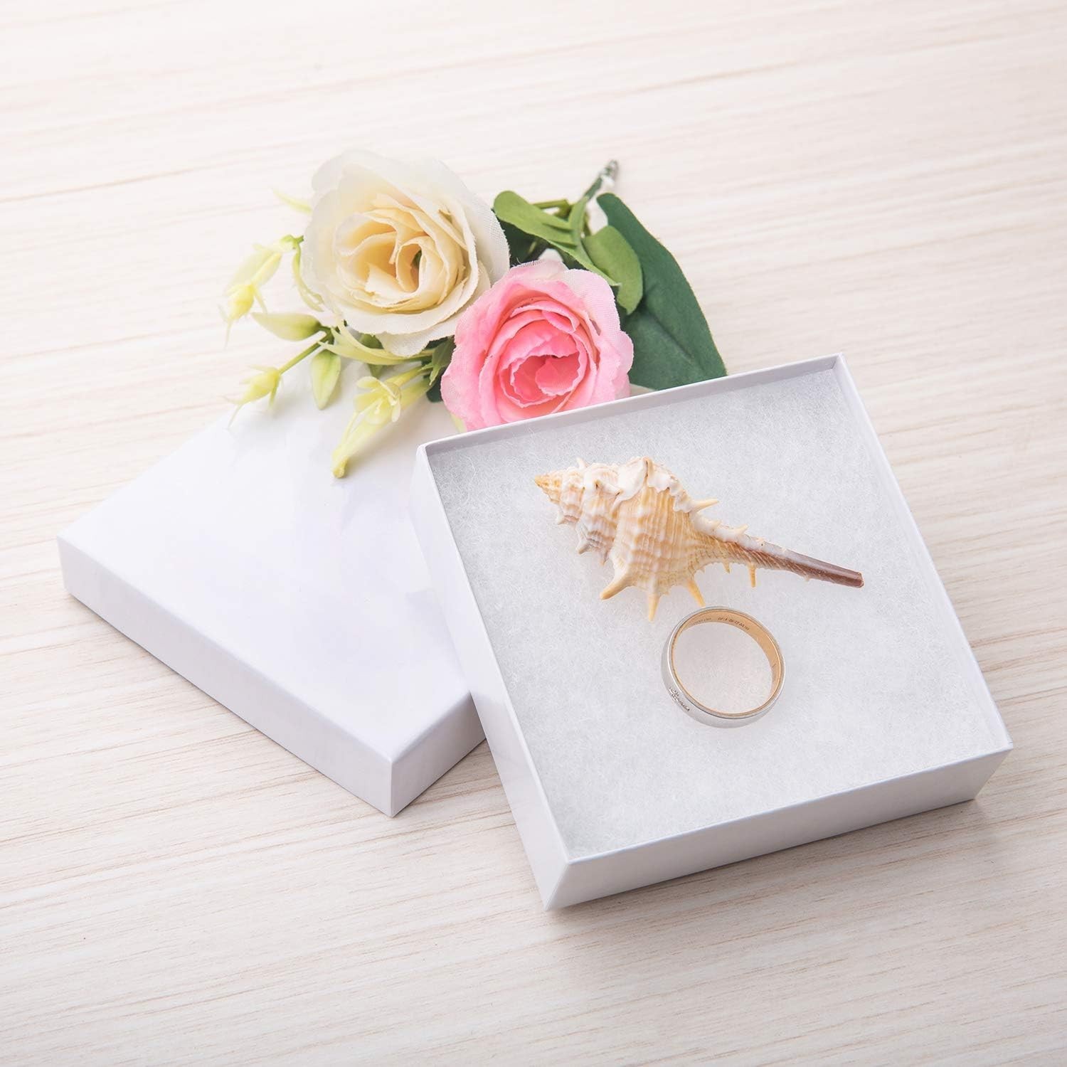 High-Quality 20-Piece Jewelry Gift Box Set – 3.5×3.5×1 Inch for Any Occasion