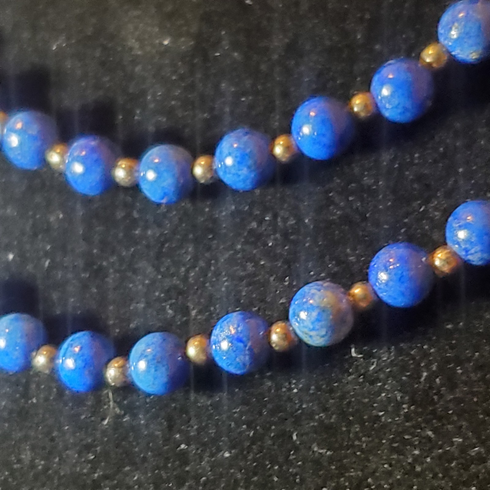 Carolyn Pollack Relios Two Strand 925 Sterling Liquid Silver Lapis Lazuli…