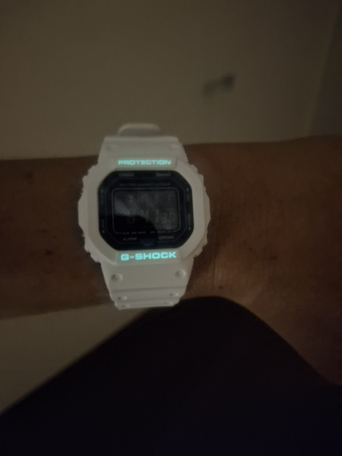 Casio G-Shock DW-B5600 Bluetooth Negative Display White Case/Strap Men’s Watch
